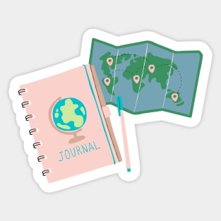 Get Ready to Travel Sticker